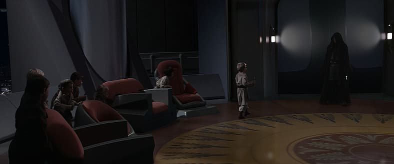 Darth Vader executes Order 66 marching through the Jedi Temple in Star Wars: Episode III - Revenge