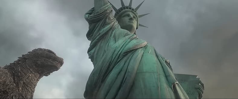 Gojira bypasses Ellis Island again in Godzilla Minus Zero (2026), Toho