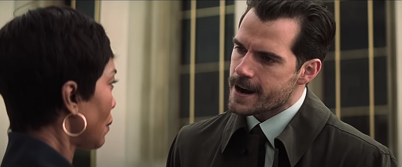 Henry Cavill gets one thing straight with Angela Bassett in Mission: Impossible -- Fallout (2018), Paramount Pictures