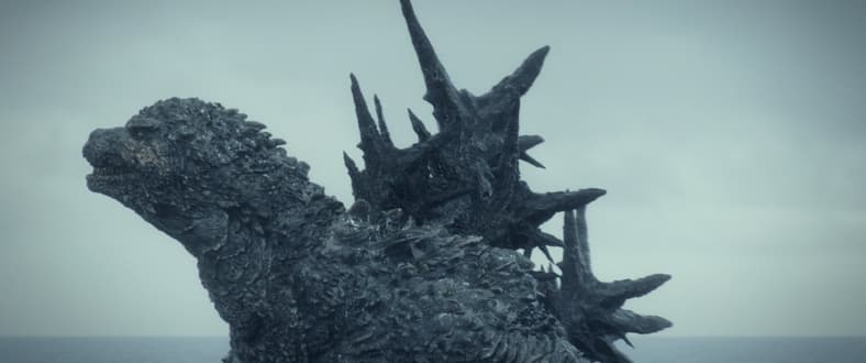 Koichi successfully distracts Godzilla in Godzilla Minus One (2023), Toho Co. Ltd.