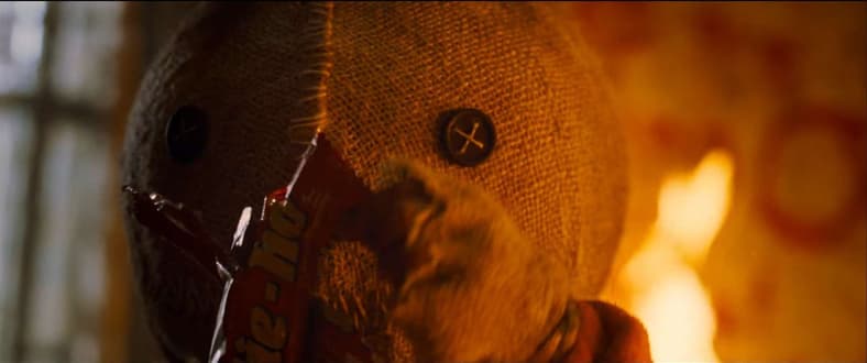 Sam (Quinn Lord) has a sweet tooth in Trick 'r Treat (2007), Warner Bros. Pictures