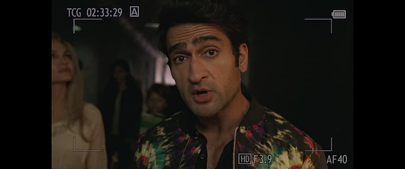 Kingo (Kumail Nanjiani) documents his travels in Eternals (2021), Marvel Entertainment