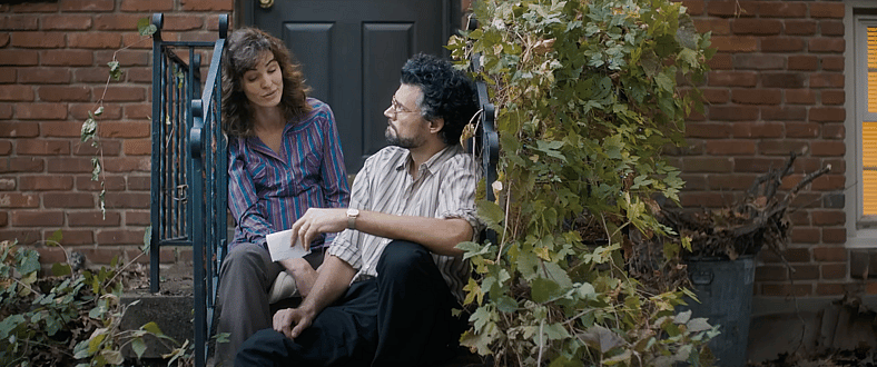 Daisy Betts as Helen Smallbone and Joel Smallbone as David Smallbone in Unsung Hero (2024)