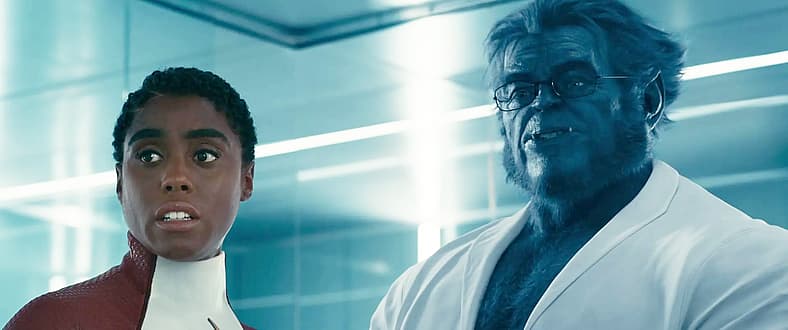 Binary and Beast investigate Monica Rambeau's appearance at X-Mansion in The Marvels (2023), Marvel