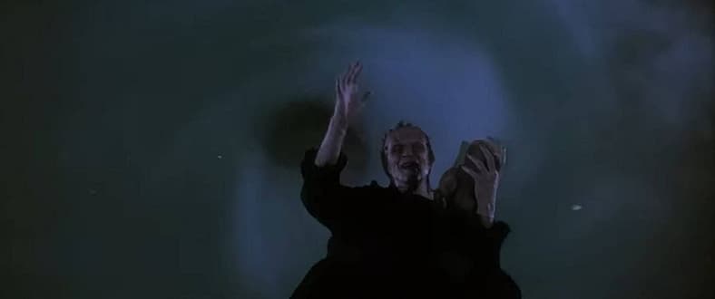 Frankenstein's Monster waves goodbye in The Monster Squad (1987), TriStar Pictures