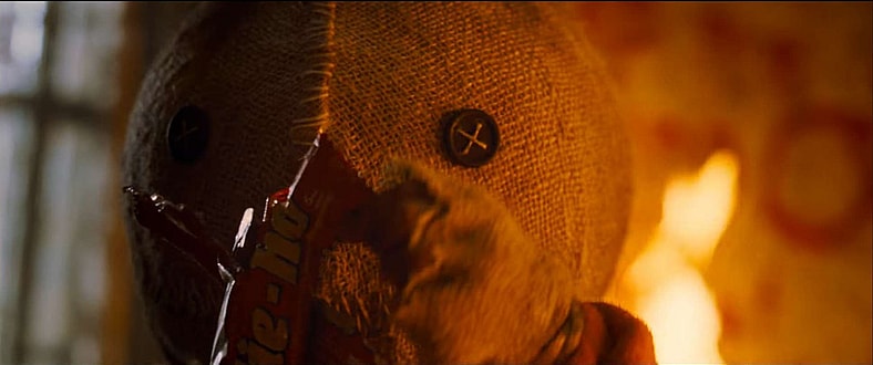 Sam (Quinn Lord) has a sweet tooth in Trick 'r Treat (2007), Warner Bros. Pictures