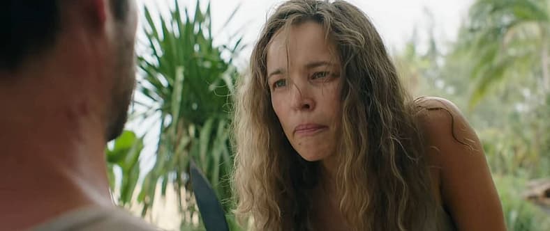 Linda cuts to the chase with Bradley in Send Help (2026), 20th Century Studios