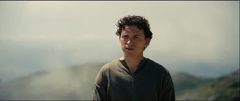 Tom Holland is far from home in The Odyssey (2026), Universal Pictures