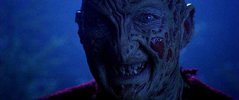 Freddy Krueger (Robert Englund) is ready to see his children again in Freddy vs. Jason (2003), New Line Cinema 