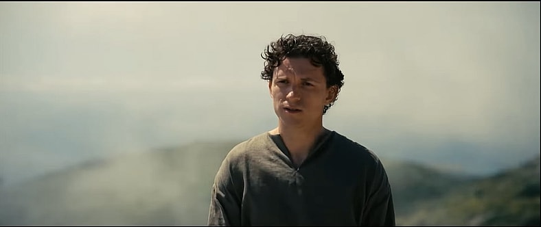 Tom Holland is far from home in The Odyssey (2026), Universal Pictures