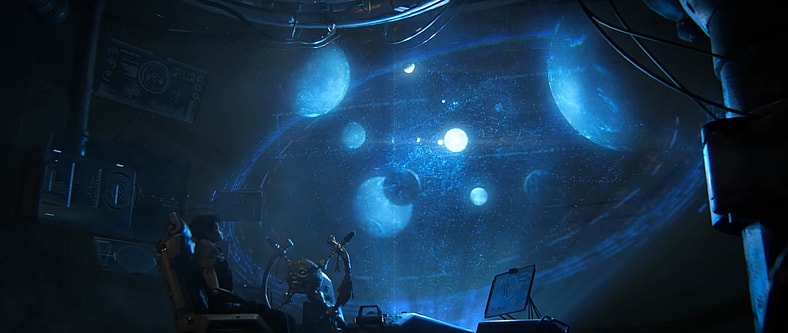 A holographic star map in Beyond Good & Evil 2 (TBA), Ubisoft