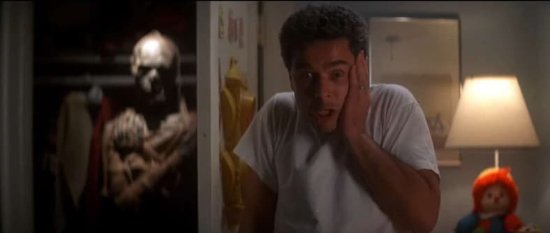 It's father of the year (Stephen Macht) in The Monster Squad (1987), Tri-Star Pictures 