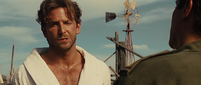 Bradley Cooper tries to save face, starting with his own, in The A-Team (2010), 20th Century Studios
