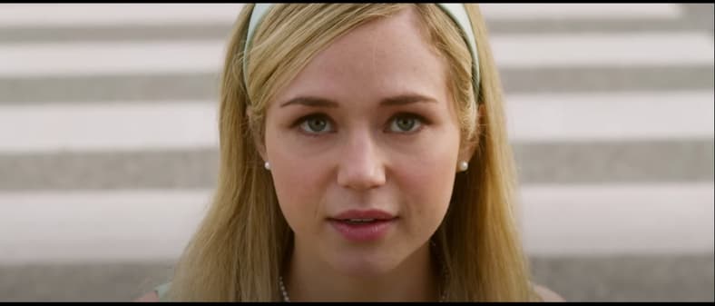 Brec Bassinger looks up toward the future in Final Destination: Bloodlines (2025), Warner Bros. Pictures