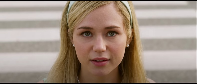 Brec Bassinger looks up toward the future in Final Destination: Bloodlines (2025), Warner Bros. Pictures