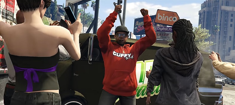 Source: Grand Theft Auto Online (2013), Rockstar Games