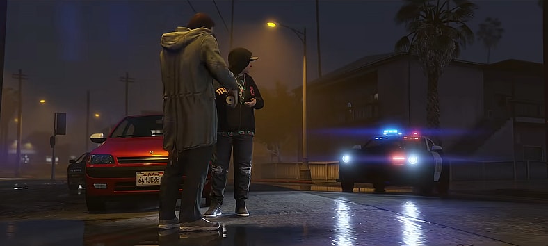 A deal gets busted in Grand Theft Auto V (2013), Rockstar Games