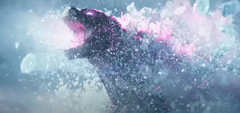 Godzilla breaks the ice in Godzilla x Kong: The New Empire (2024), Legendary Pictures