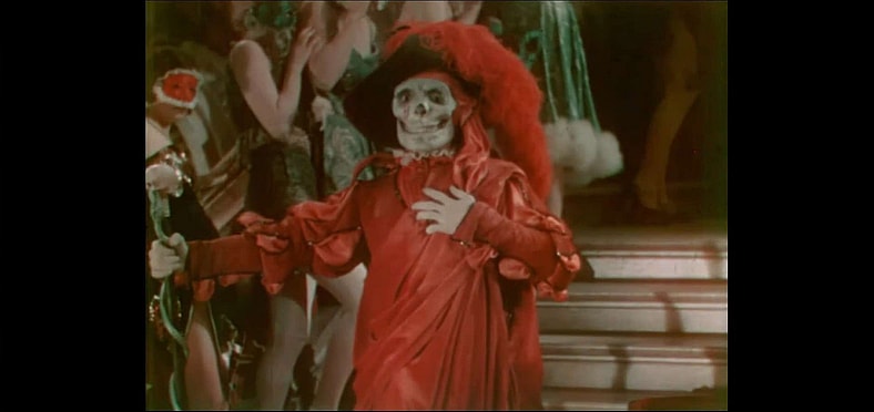 Erik (Lon Chaney) shows some Poe love in The Phantom of the Opera (1925), Universal Pictures 