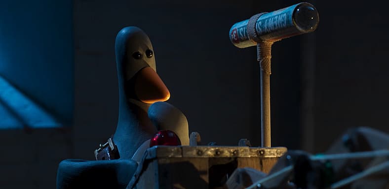 Feathers McGraw considers his next move in Wallace & Gromit: Vengeance Most Fowl (2024), Aardman