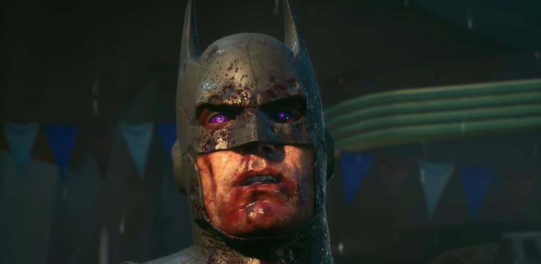 Batman (Kevin Conroy) bested by Suicide Squad: Kill the Justice League (2024), Rocksteady Games