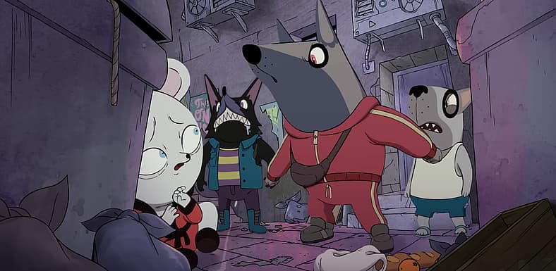 Arnold confronts some dirty cops in Decorado (2025), Uniko Estudio Creativo