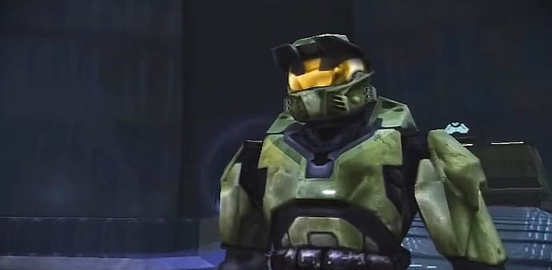 Master Chief in Halo: Combat Evolved (2002), Microsoft Game Studios.