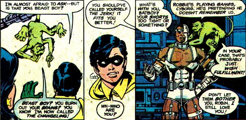 Cyborg makes his comic book debut in DC Comics Presents Vol. 1 #26 "Where Nightmares Begin!" (1980), DC. Words by Marv Wolfman, art by George Pérez, Dick Giordano, Adrienne Roy, and Ben Oda.