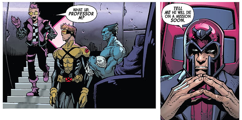 Magneto speaks his mind in X-Men Vol. 7 #1 Fire-Baptized Species (2024), Marvel Comics