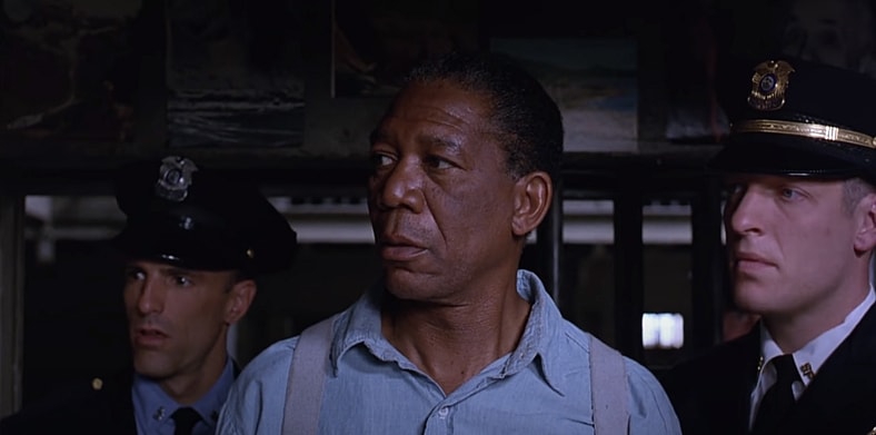 Morgan Freeman as Ellis Boyd 'Red' Redding in The Shawshank Redemption (1994), Castle Rock Entertainment