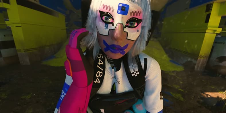 Glitch (Erica Lindbeck) detects she's under observation by Void (Elias Toufexis) in Marathon (2025), Bungie