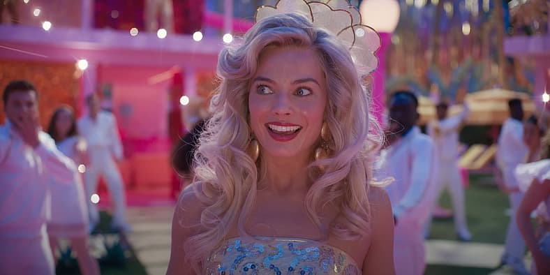 Margot Robbie as Stereotypical Barbie in Barbie (2023), Warner Bros. Pictures