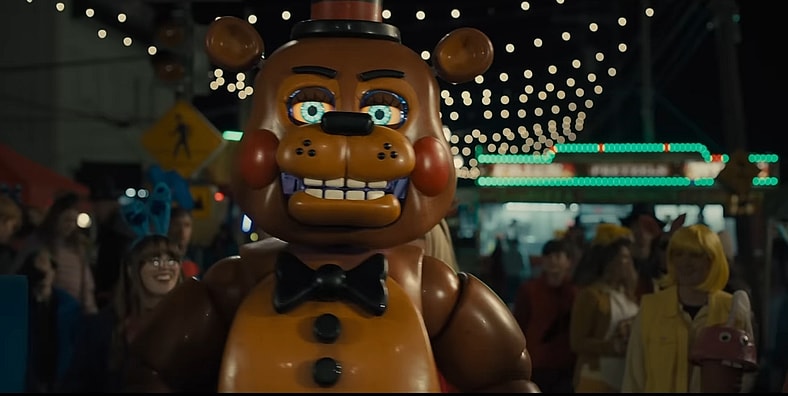 From prototype animatronic to carnival attraction in Five Nights At Freddy's 2 (2025), Universal Pictures