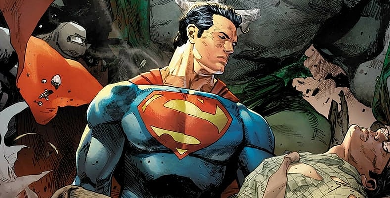 Superman in "Trinity" - Art by Clay Mann - DC Comics