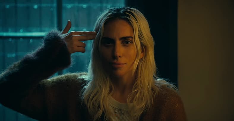 Harleen (Lady Gaga) wishes she was in a better movie in Joker: Folie à Deux (2024), Warner Bros