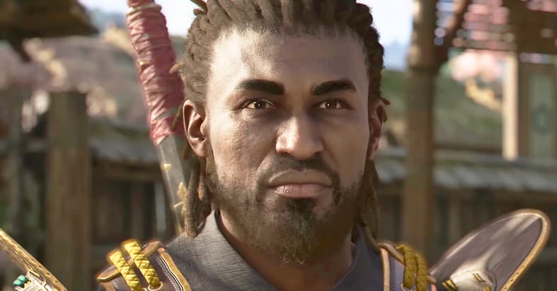 Yasuke steels himself to save village from bandits in Assassin's Creed Shadows (2024), Ubisoft
