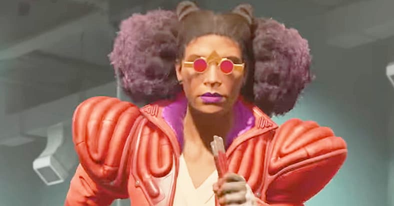 Bazz (Mila Jam) charges into the fight in Concord (2024), Firewalk Studios