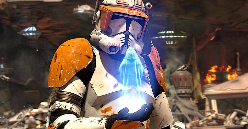 Emperor Palpatine (Ian McDiarmid) demands Clone Troopers to execute Order 66 in Star Wars Episode III: Revenge of the Sith (2005), Lucasfilm