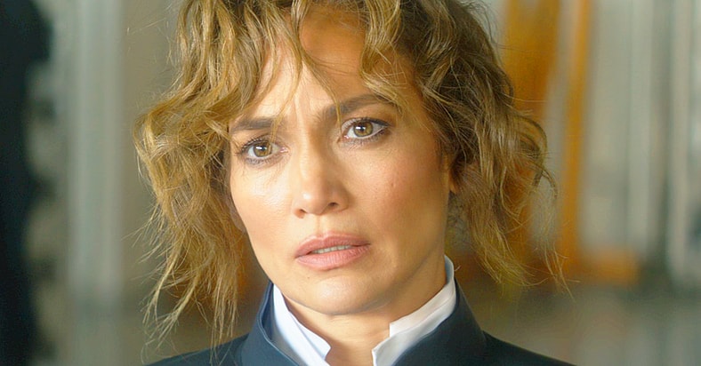 Agent Shepherd (Jennifer Lopez) discovers Harlan's (Simu Liu) technology is being reused by the ICN in Atlas (2024), Netflix