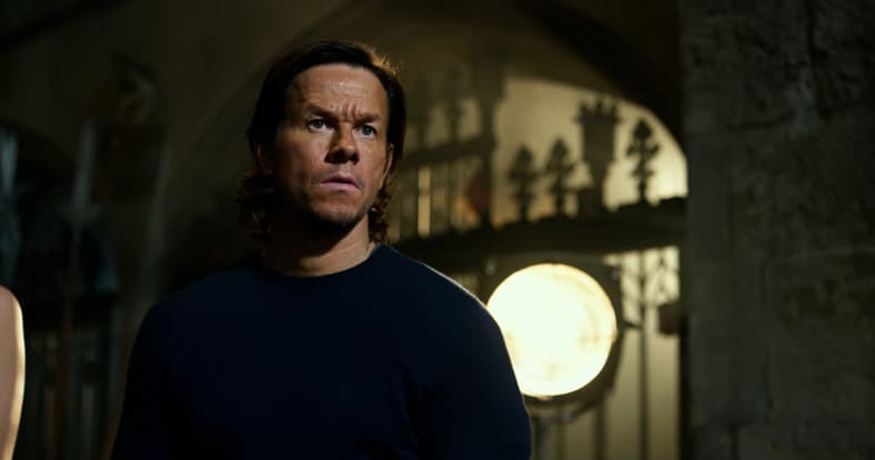 Cade Yeager (Mark Wahlberg) learns about the chosen Knight in Transformers: The Last Knight (2017)