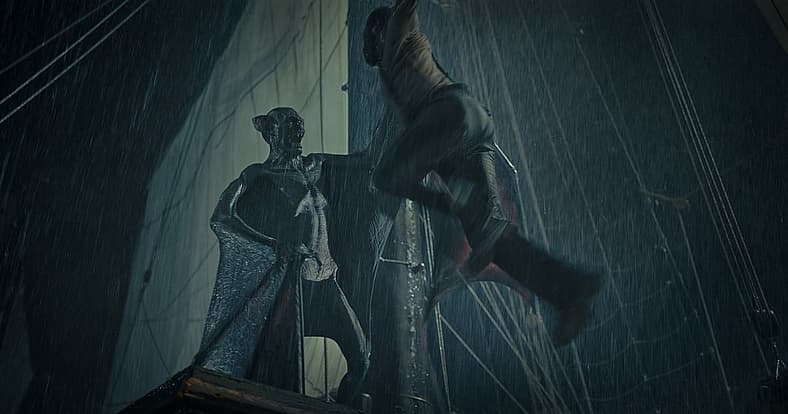 Nosferatu and Clemens in The Last Voyage of the Demeter, directed by André Øvredal