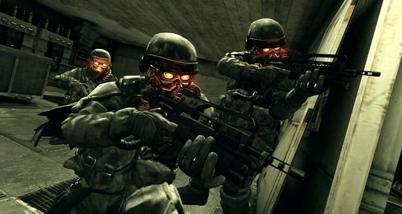 Helghast soldiers in Killzone 2