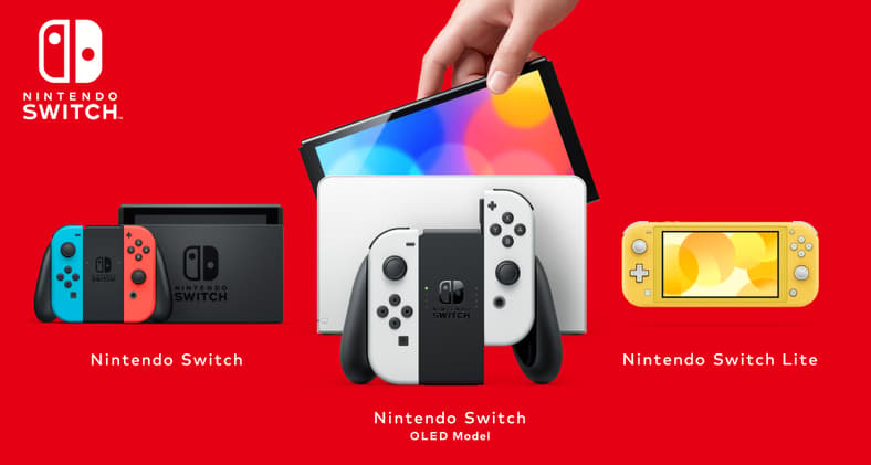 Nintendo Switch, Switch OLED Model, and Switch Lite family systems