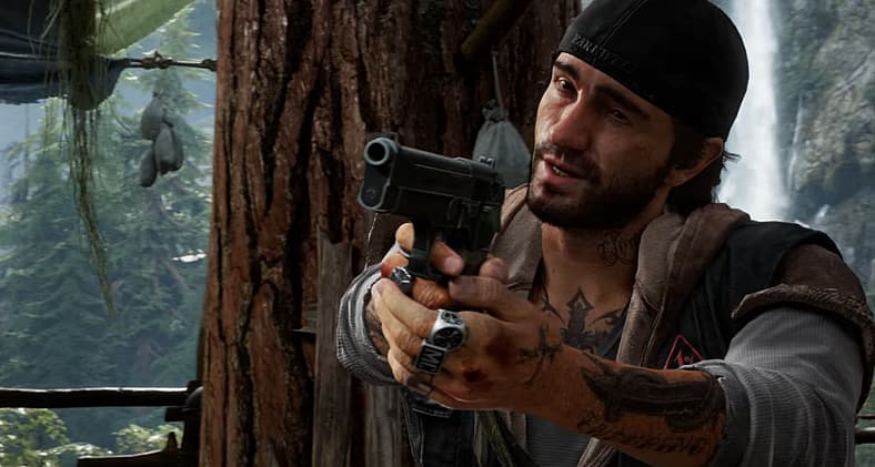 Deacon St. John tells a hostage taker he doesn't care about his hostage in Days Gone (2019), Sony