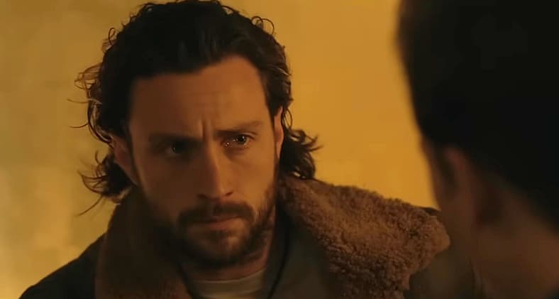 Kraven (Aaron-Taylor Johnson) reflects on his past in Kraven the Hunter (2023), Sony Pictures