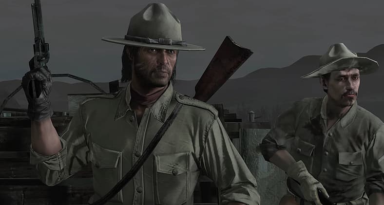 John Marston teams with US Army against zombies in Red Dead Redemption: Undead Nightmare (2010)