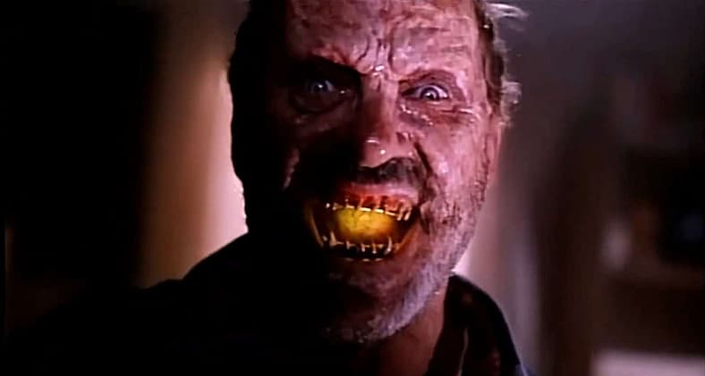 Uncle Willy (Dick Miller) undergoes changes in Tales From the Crypt Presents: Demon Knight (1995)