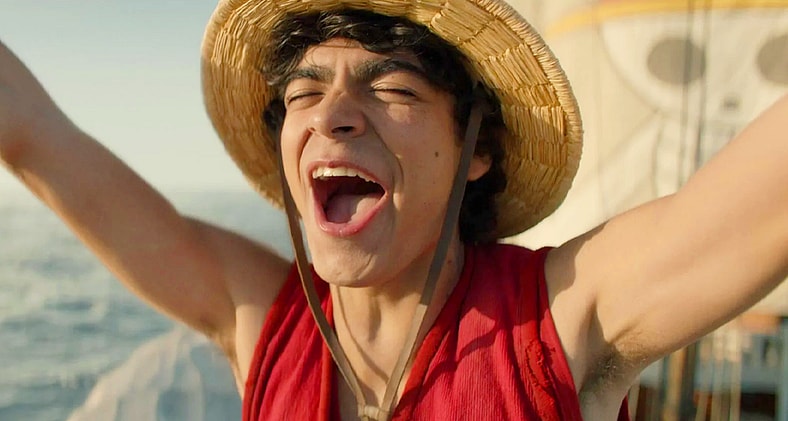 Luffy (Iñaki Godoy) prepares for what adventures still may come in One Piece Season 1 Episode 8 "The Worst in the East" (2023), Netflix