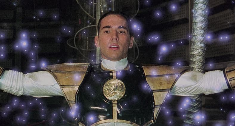 Tommy gives his life force to revive Zordon in Mighty Morphin Power Rangers: The Movie (1995)