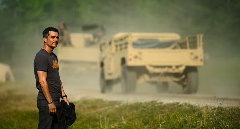 Wagner Moura as Joel in Alex Garland's Civil War. Credit: Courtesy of A24